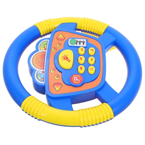 SUPVOX Elektrisches Lernspielzeug Lenkrad mit Musik und Licht Simulation Fahrspielzeug für Jungen und Mädchen Drehbar für Rollenspiele und Krabbelwagen SUPVOX Elektrisches Lernspielzeug Lenkrad mit Musik und Licht Simulation Fahrspielzeug für Jungen und Mädchen Drehbar für Rollenspiele und Krabbelwagen von Supvox