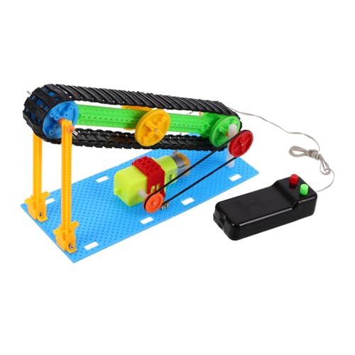 SUPVOX Elektronisches DIY Stem Bausatz mit Dc Motor Vielseitiges Förderbandspielzeug für Jungen und Mädchen Automatisches Transportband für Wissenschaftliche Experimente und Lernprojekte von Supvox