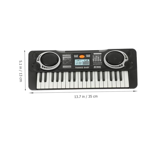 SUPVOX Elektronisches Klavier Tasten Multifunktional Lernspielzeug für Kleinkinder Tragbares Musik Keyboard Gehör Koordination und Feinmotorik für Jungen und Mädchen Zufällige Farbe von Supvox