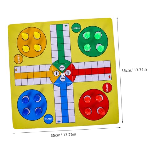 SUPVOX Faltbares Flugschach mit Vielseitiger Spielfläche als Mousepad Verarbeitung Glatte Oberfläche Stabiles Brettspiel für Familie und Party von Supvox