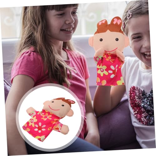 SUPVOX Familien Handpuppe Schwester Handspielzeug Interaktives Lernspielzeug für Puppentheater Kindergarten Geburtstag von Supvox