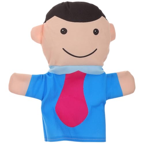 SUPVOX Familienhandpuppe Papa Handspielzeug Pädagogisch Flexibel Angenehm für Geburtstag Interaktives Rollenspiel Erzählspiel Kindergarten Vorschule von Supvox
