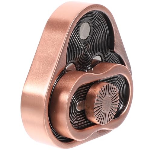 SUPVOX Fidget Slider für Erwachsene Hand Entspannungsspielzeug Tragbares Fingerspielzeug zur Stressbewältigung Lustiges Zappelspielzeug für Büro und Freizeit Metallisches Design von Supvox
