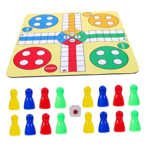 SUPVOX Fliegendes Schachspiel Tragbares Interaktives Brettspiel Leicht und Kompakt Praktisches Reisespiel für Familie und Freunde Langlebiges Material Kreatives Design von Supvox