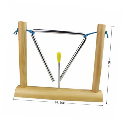SUPVOX Frühes Pädagogisches Percussion Musikinstrument Dreiecksglocke mit Ständer Langlebig Sicher Fördert Hand Auge Koordination für Kindergarten Jungen Mädchen SUPVOX Frühes Pädagogisches Percussion Musikinstrument Dreiecksglocke mit Ständer Langlebig Sicher Fördert Hand Auge Koordination für Kindergarten Jungen Mädchen von Supvox