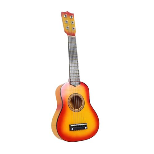 SUPVOX Gitarre für Anfänger Lernspielzeug mit Rhythmusförderung Leichtes Tragbares Musikinstrument für Musikalische Früherziehung und Geschenkideen von Supvox