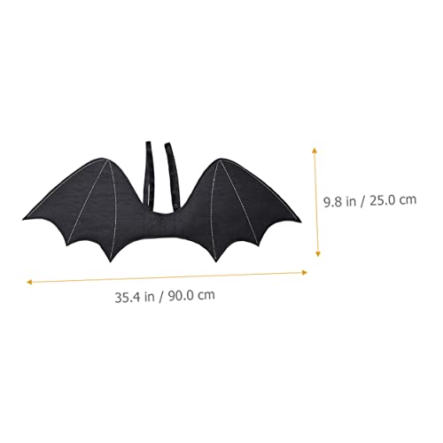 SUPVOX Halloween Cosplay Fledermausflügel für Erwachsene Realistisches Schwarzes Flügel Accessoire für Halloween und Karnevalspartys Bühnenperformance und Kostümzubehör von Supvox