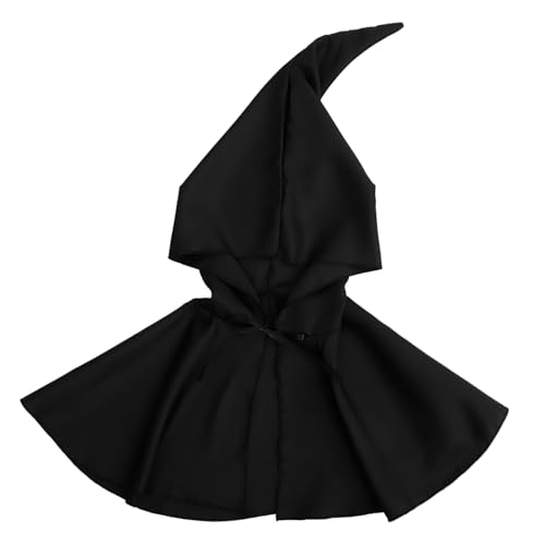 SUPVOX Halloween Cosplay Umhang mit Kapuze Schwarzer Mittelalterlicher Kapuzenumhang Lang Leicht Anzuziehen für Halloween Kostümparty Vielseitig Einsetzbar für Verkleidung und SUPVOX Halloween Cosplay Umhang mit Kapuze Schwarzer Mittelalterlicher Kapuzenumhang Lang Leicht Anzuziehen für Halloween Kostümparty Vielseitig Einsetzbar für Verkleidung und von Supvox
