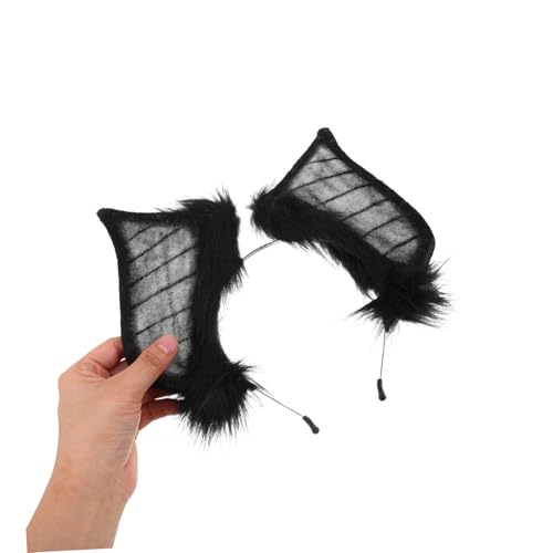SUPVOX Halloween Kostüm Haarreif mit Realistischen Fledermausohren Elastisches Komfortables Stirnband Handgefertigte Tierohren für Halloween Cosplay Party und Bühnenauftritte SUPVOX Halloween Kostüm Haarreif mit Realistischen Fledermausohren Elastisches Komfortables Stirnband Handgefertigte Tierohren für Halloween Cosplay Party und Bühnenauftritte von Supvox