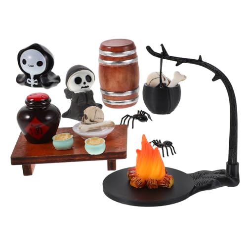SUPVOX Halloween Miniature Dollhouse Zubehör Detailreiche Schädel Geisterfiguren Vielseitige Garten Innenraumdekoration für Party Sammlungen SUPVOX Halloween Miniature Dollhouse Zubehör Detailreiche Schädel Geisterfiguren Vielseitige Garten Innenraumdekoration für Party Sammlungen von Supvox