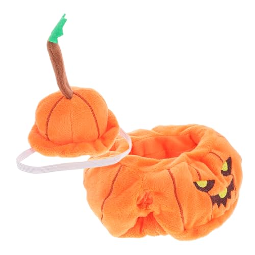 Supvox Kürbis-Outfit Kleidung Für Puppen Halloween Kostüm Einfache Puppenmütze Dekorative Mini-puppenkleidung Winzige Kleidung Zum Basteln Kleine Zum Basteln von Supvox