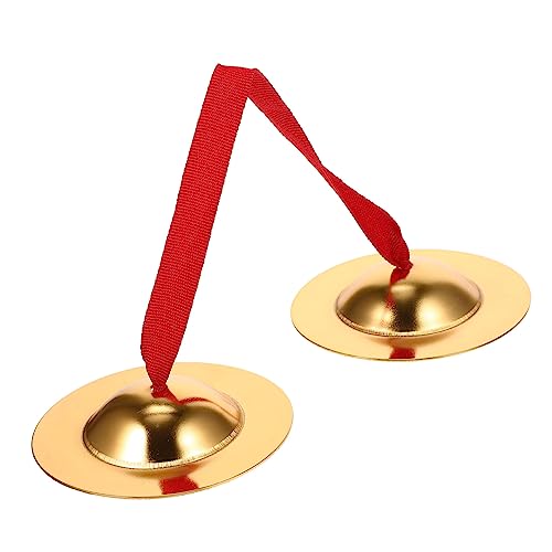 SUPVOX Handbecken aus Metall Langlebiges Percussion Instrument mit Klarem Glatten Kanten Geeignet für Bühnen Tanz und Kinderpartys Einfach zu Bedienen und Reinigen von Supvox