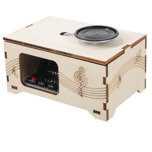 SUPVOX Handgefertigtes Holzspielzeug Sound Recorder DIY Musikbox Interaktives Lernspielzeug Ab Jahren Fördert Kreativität und Wissenschaftliche Neugier von Supvox