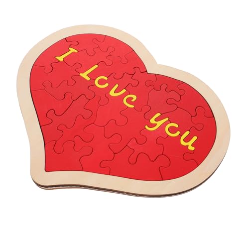 SUPVOX Herz Puzzle aus Holz Romantisches Herz Puzzle für Valentinstag Hochzeit und Jubiläumsfeiern Exquisit Gestaltetes Tragbares Deko für Besondere Anlässe SUPVOX Herz Puzzle aus Holz Romantisches Herz Puzzle für Valentinstag Hochzeit und Jubiläumsfeiern Exquisit Gestaltetes Tragbares Deko für Besondere Anlässe von Supvox