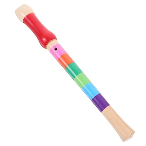 SUPVOX Hölzerne Sopran Blockflöte Musikspielendes Blasinstrument für Anfänger Zufällige Farben zum Erlernen von Präzise Töne und Hochwertige Verarbeitung Zufällige Farbe Zufällige Farbe von Supvox