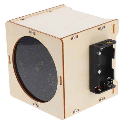 SUPVOX Holz DIY LED Licht Projektor Handgefertigter LED Sternenhimmel für Kinderzimmer Decke Atmosphärisches Nachtlicht Fördert Kreativität und Praktisches Lernen für Junge von Supvox