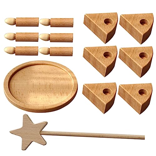 SUPVOX Holz Geburtstagstorte Spielset DIY Holz Kuchen Kit Handkoordination Kreativitätsfördernd Lernspielzeug für Spaßiges Rollenspiel SUPVOX Holz Geburtstagstorte Spielset DIY Holz Kuchen Kit Handkoordination Kreativitätsfördernd Lernspielzeug für Spaßiges Rollenspiel von Supvox