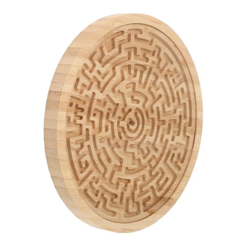 SUPVOX Holz Labyrinth Rundes Mobiles Perlen Labyrinth Pädagogisches Montessori Lernspiel für Kleinkinder Tragbares Balance und Logiktraining Nachhaltiges Puzzle für Räumliches SUPVOX Holz Labyrinth Rundes Mobiles Perlen Labyrinth Pädagogisches Montessori Lernspiel für Kleinkinder Tragbares Balance und Logiktraining Nachhaltiges Puzzle für Räumliches von Supvox