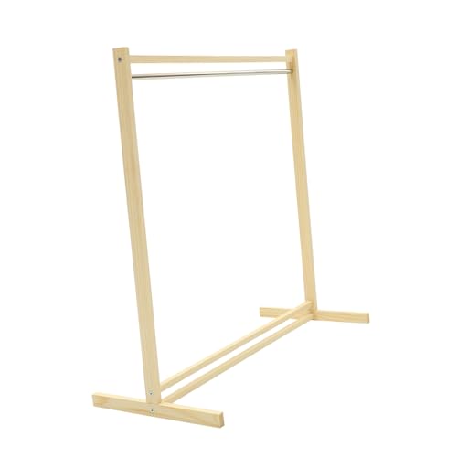 SUPVOX Holz Puppenkleiderständer Großer Puppengarderobe Aufbewahrung Leicht Montierbar Glatte Oberfläche für Puppenkleider Jacken Kleider SUPVOX Holz Puppenkleiderständer Großer Puppengarderobe Aufbewahrung Leicht Montierbar Glatte Oberfläche für Puppenkleider Jacken Kleider von Supvox