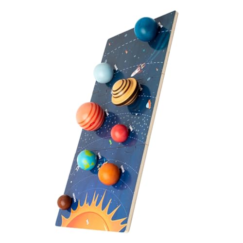 SUPVOX Holz Puzzle Solar System mit Montessori Lernfunktion Montessori Lernspielzeug für Jungen und Mädchen Sicheres Pädagogisches Weltraumspielzeug für Frühe Entwicklung SUPVOX Holz Puzzle Solar System mit Montessori Lernfunktion Montessori Lernspielzeug für Jungen und Mädchen Sicheres Pädagogisches Weltraumspielzeug für Frühe Entwicklung von Supvox