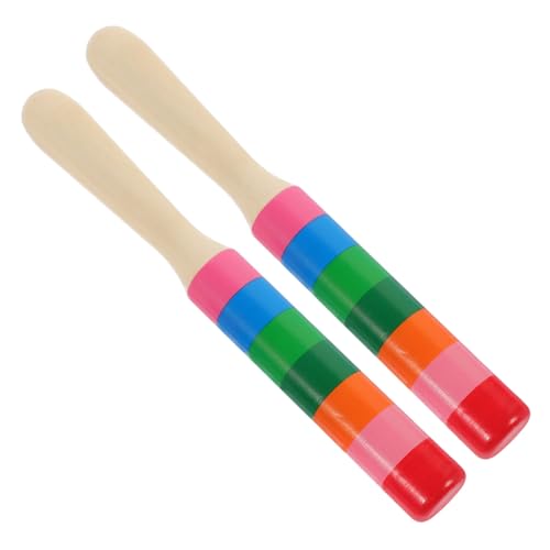 SUPVOX Holz Rhythmusstöcke für Musikinstrument Schlaginstrumente Sichere Abgerundete Enden Langlebige Holzsticks Klare Helle Percussion Zubehör für Musikunterricht SUPVOX Holz Rhythmusstöcke für Musikinstrument Schlaginstrumente Sichere Abgerundete Enden Langlebige Holzsticks Klare Helle Percussion Zubehör für Musikunterricht von Supvox