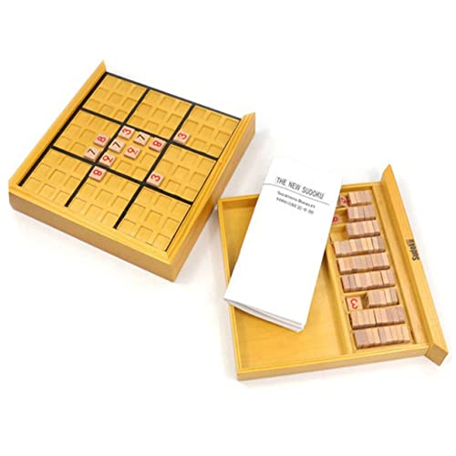 SUPVOX Holz Sudoku Brettspiel für Erwachsene und Intellektuelles Puzzle Kreatives Denkspiel Langlebiges Holzspielzeug Fördert und Konzentration Familienspiel SUPVOX Holz Sudoku Brettspiel für Erwachsene und Intellektuelles Puzzle Kreatives Denkspiel Langlebiges Holzspielzeug Fördert und Konzentration Familienspiel von Supvox