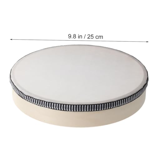 SUPVOX Holz Tamburin Orff Percussion Handtrommel Großes Musikspielzeug für Frühpädagogik Rhythmusförderung von Koordination und Kreativität SUPVOX Holz Tamburin Orff Percussion Handtrommel Großes Musikspielzeug für Frühpädagogik Rhythmusförderung von Koordination und Kreativität von Supvox