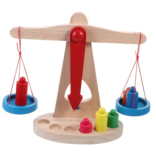 SUPVOX Holz balancewaage Lernspielzeug Montessori Mathematik Montessori für Vorschule Kreatives Gleichgewichtstraining Vorstellungskraft und Feinmotorik SUPVOX Holz balancewaage Lernspielzeug Montessori Mathematik Montessori für Vorschule Kreatives Gleichgewichtstraining Vorstellungskraft und Feinmotorik von Supvox