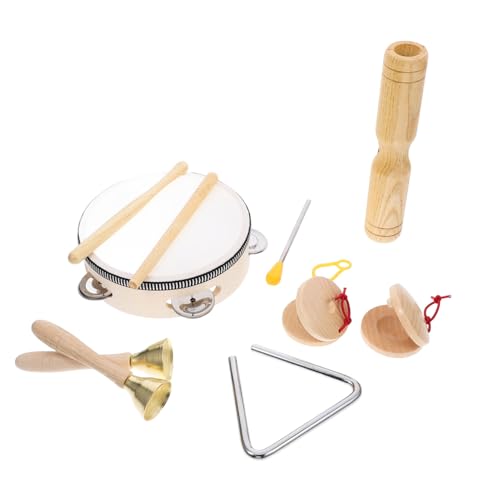 SUPVOX Holz musikinstrumente für Kleinkinder Jahre Percussion Rhythmusspielzeug Sicher Poliert Fördert Armkoordination und Hörvermögen Geschenk von Supvox