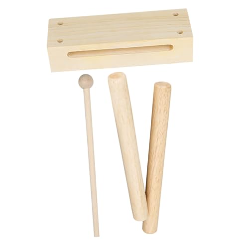 SUPVOX Holz rhythmusblock aus Buchenholz Musikinstrument mit Schlägel und Trommelstöcken Pädagogisches Klanginstrument für Musikunterricht und Traditionelle Percussion Robust Poliert SUPVOX Holz rhythmusblock aus Buchenholz Musikinstrument mit Schlägel und Trommelstöcken Pädagogisches Klanginstrument für Musikunterricht und Traditionelle Percussion Robust Poliert von Supvox