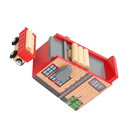 SUPVOX Holzeisenbahn Zubehör Teilig Holz Schienen Kinderspielzeug DIY Lernspielzeug Holzklötze für Koordination Logging Camp Blocks SUPVOX Holzeisenbahn Zubehör Teilig Holz Schienen Kinderspielzeug DIY Lernspielzeug Holzklötze für Koordination Logging Camp Blocks von Supvox