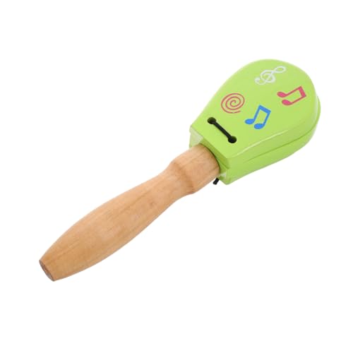 SUPVOX Holzklappern Kastagnetten Holzspielzeug Musikinstrument Frühförderung Rhythmusentwicklung Langlebig und Sicher für Kleinkinder von Supvox