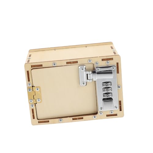SUPVOX Holzmechanische DIY Passwortbox Lernspielzeug Holz Schlossbox Bastelset für Jungen Mädchen Ab Jahren zum Zusammenbauen und Fördern der Feinmotorik von Supvox