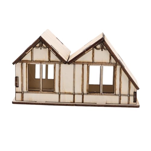 SUPVOX Holzmodell Haus Bausatz Mini DIY Puzzle Pädagogisches Bastelset für Handgefertigte Holzkunst Detailreiche Miniatur für Sandkasten Modellierung und Dekoration SUPVOX Holzmodell Haus Bausatz Mini DIY Puzzle Pädagogisches Bastelset für Handgefertigte Holzkunst Detailreiche Miniatur für Sandkasten Modellierung und Dekoration von Supvox