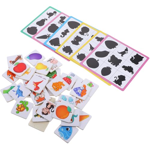 SUPVOX Holzpuzzle Schatten Zuordnungsspielzeug Hand Auge koordination Lernspielzeug Pädagogisch Bunte Formen Frühe für Vorschulkinder SUPVOX Holzpuzzle Schatten Zuordnungsspielzeug Hand Auge koordination Lernspielzeug Pädagogisch Bunte Formen Frühe für Vorschulkinder von Supvox