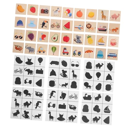 SUPVOX Holzpuzzle für Vorschulkinder Lernspiel zur Schattenzuordnung mit Niedlichen Tiermotiven Fördert Kognitive Fähigkeiten Feinmotorik und Logisches für Unterwegs SUPVOX Holzpuzzle für Vorschulkinder Lernspiel zur Schattenzuordnung mit Niedlichen Tiermotiven Fördert Kognitive Fähigkeiten Feinmotorik und Logisches für Unterwegs von Supvox