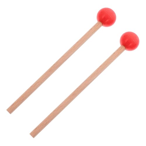 SUPVOX Holzschlägel mit Gummikopf Lange Percussion Sticks für Xylophon und Tongue Drum für Musiker und Musikpädagogen Hervorragende Klangqualität und Elegantes Design SUPVOX Holzschlägel mit Gummikopf Lange Percussion Sticks für Xylophon und Tongue Drum für Musiker und Musikpädagogen Hervorragende Klangqualität und Elegantes Design von Supvox
