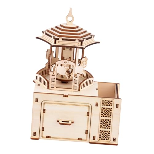 SUPVOX Holzspieluhr DIY Holzpuzzle Karussell Handkurbel Musikbox Erwachsene Desktop Dekoration Eltern Junge Mädchen interaktion Holzhandwerk SUPVOX Holzspieluhr DIY Holzpuzzle Karussell Handkurbel Musikbox Erwachsene Desktop Dekoration Eltern Junge Mädchen interaktion Holzhandwerk von Supvox