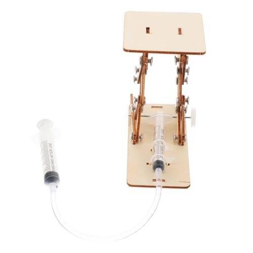 SUPVOX Hydraulisches Holzmodell Bausatz Wissenschaft Experiment DIY mit Stabiler Scherenmechanik und Großer für Jungen und Mädchen Ab Jahren von Supvox