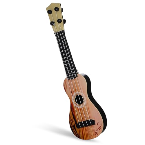 SUPVOX Imitation Ukulele Gitarre Modell Musikinstrument für Früherziehung Robustes Kunststoffspielzeug Farbenfroh Pädagogisch Dekorationsobjekt Stil Zufällig von Supvox