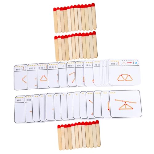SUPVOX Intelligentes Holzpuzzle für Ab Jahren Farbenfrohes Denkspiel mit Sicherer Oberfläche Vorstellungskraft und Feinmotorik Pädagogisches Lernspielzeug von Supvox