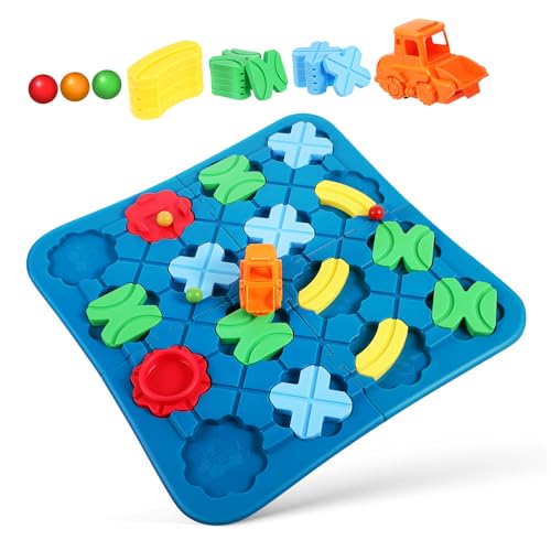 SUPVOX Intelligentes Straßenbauspielzeug aus Robustem Kunststoff Labyrinth Puzzle für Kleinkinder Jahre Fördert Kreativität Räumliches und Lernspiel für Vorschulkinder von Supvox
