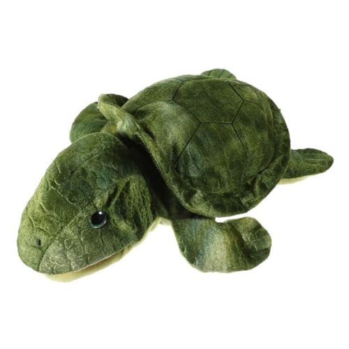 SUPVOX Interaktive Schildkröten Handpuppe aus Weichem Plüsch für Eltern Junge Mädchen Tier Handpuppe zum Geschichtenerzählen und Kreativen Rollenspielen Altersgerecht von Supvox