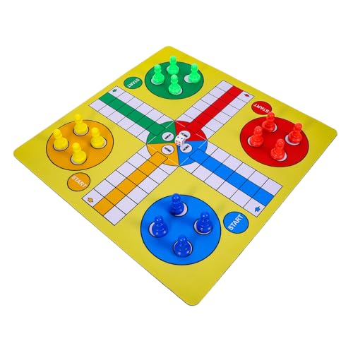 SUPVOX Interaktives Flying Chess Faltbares Tragbares Flugspiel mit Schachmatte und Figuren Leichtes Verschleißfestes Material für Reisen Partys und Familienaktivitäten von Supvox