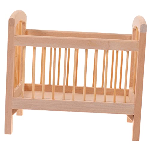 SUPVOX Kinderbett Modell Glatte Oberfläche Zubehör für Puppenhaus Spiel und Dekoration SUPVOX Kinderbett Modell Glatte Oberfläche Zubehör für Puppenhaus Spiel und Dekoration von Supvox