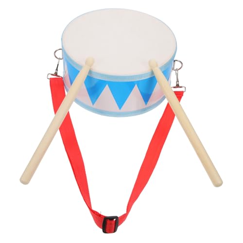 SUPVOX Kindersnaredrum Percussion Instrument Zweifarbige Kleine Trommel für Jungen Mädchen Pädagogisches Musikspielzeug zur Hand Auge Koordination Blau von Supvox