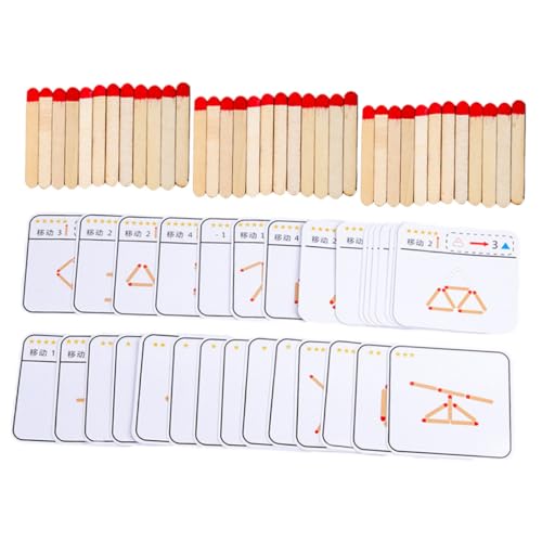 SUPVOX Kinderspielzeug Holzpuzzle Jahre Montessori Denkspiel mit Bunten Formen Lernspielzeug Feinmotorik und Räumlichem für Kleinkinder und Vorschulkinder von Supvox