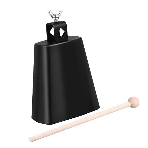 SUPVOX Klangvolle Kuhglocke Schlägel Percussion Instrument für Musikliebhaber und Erziehungsspielzeug für Veranstaltungen und Spiele von Supvox