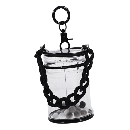 SUPVOX Kleine Transparente Puppentragetasche aus Strapazierfähigem PVC mit Reißverschluss Staubgeschützt und Vielseitig für Outdoor Doll Holder Praktische Aufbewahrung und Mobiles von Supvox