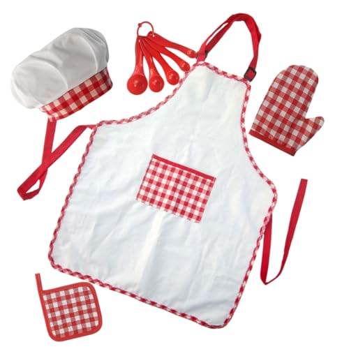 SUPVOX Kochschürzen Set für Teiliges Kochset mit Kochmütze für Kleine Sicheres Lebensmittelechtes Material Kreative Farben Einfach zu Reinigen Perfekter Schutz Beim Kochen und Backen SUPVOX Kochschürzen Set für Teiliges Kochset mit Kochmütze für Kleine Sicheres Lebensmittelechtes Material Kreative Farben Einfach zu Reinigen Perfekter Schutz Beim Kochen und Backen von Supvox